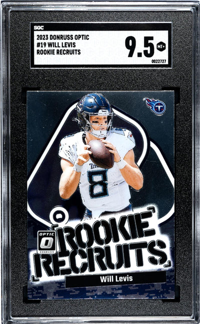 2023 Donruss Optic Rookie Recruits Will Levis #19 RC SGC 9.5