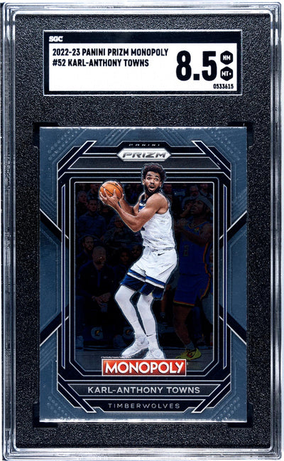 2022-23 Panini Prizm Monopoly #52 Karl-Anthony Towns SGC 8.5