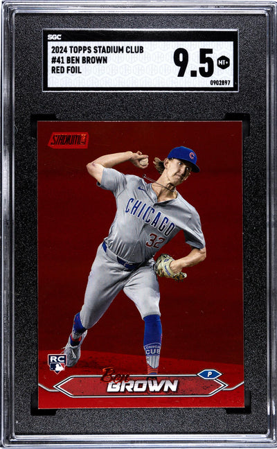 2024 Topps Stadium Club #41 Ben Brown SGC 9.5