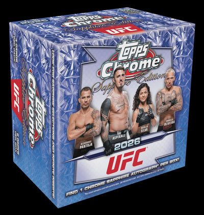 2026 Topps Chrome UFC Sapphire Edition Box