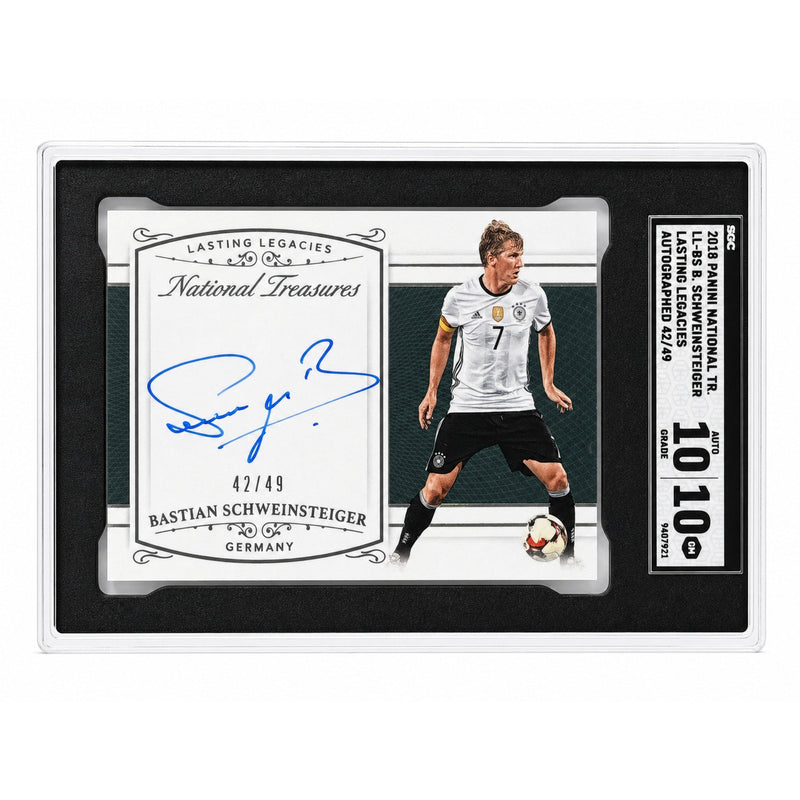 2018 National Treasures Bastian Schweinsteiger Lasting Legacies Auto /49 SGC 10
