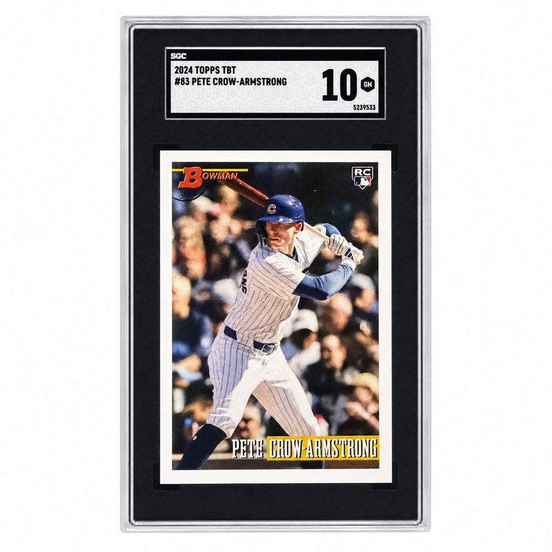 2024 Topps TBT Bowman #83 Pete Crow-Armstrong Rookie RC SGC 10