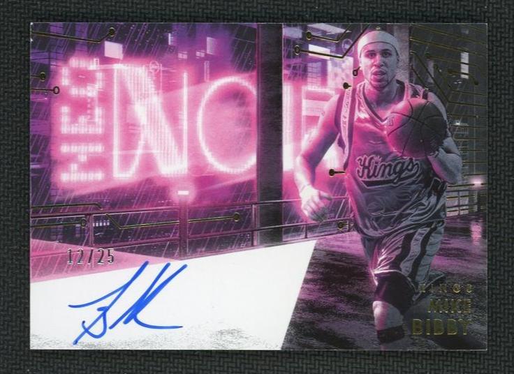 2022 Panini Noir NEO-MBI Mike Bibby Neon Noir /125 Sacramento Kings Auto