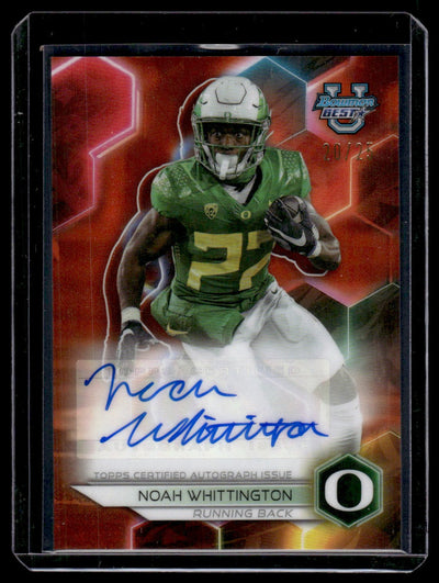 2023 Bowman BOA-NW Noah Whittington Best of 2023 Autograph Card /25 Oregon