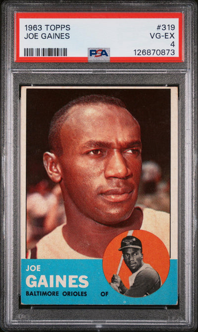 1963 Topps Joe Gaines #319 PSA 4
