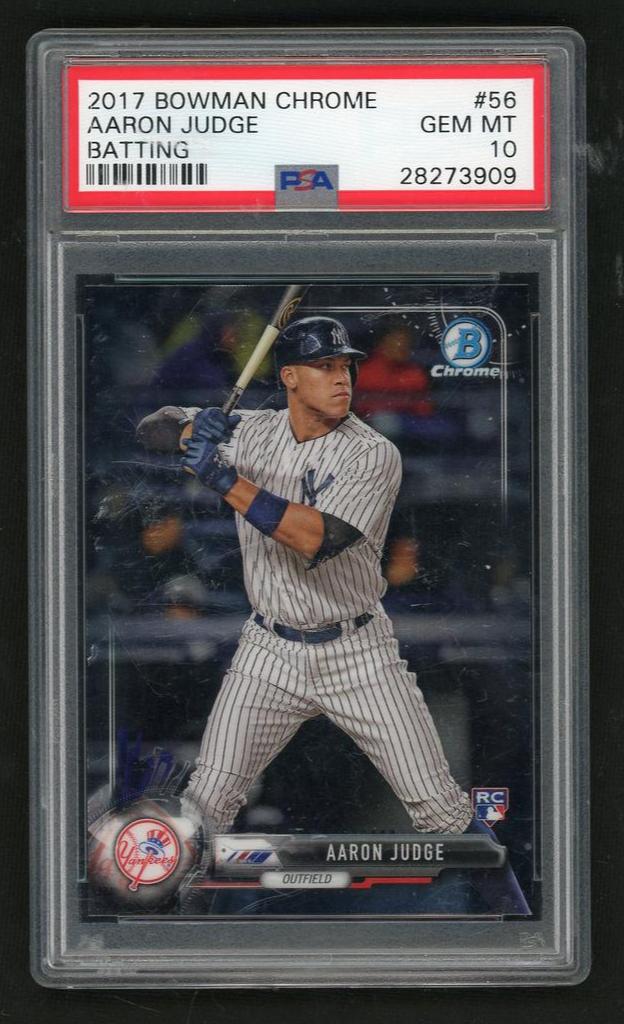 2017 Bowman Chrome Aaron Judge #56A PSA 10