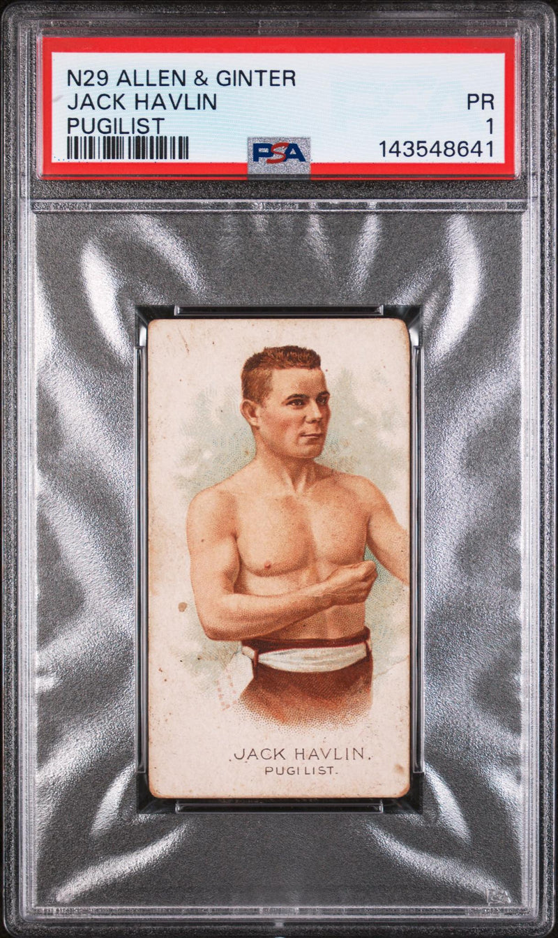 1888 N29 Allen & Ginter Pugilist Jack Havlin PSA 1