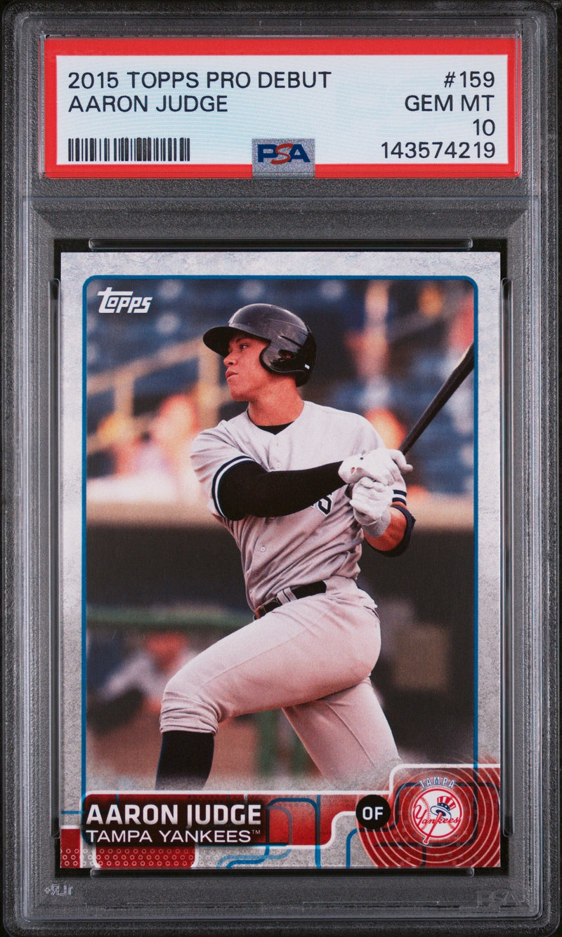 2015 Topps Pro Debut Aaron Judge #159 PSA 10