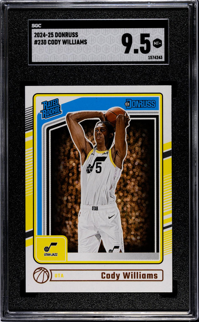 2024 Donruss Cody Williams #230 RC SGC 9.5