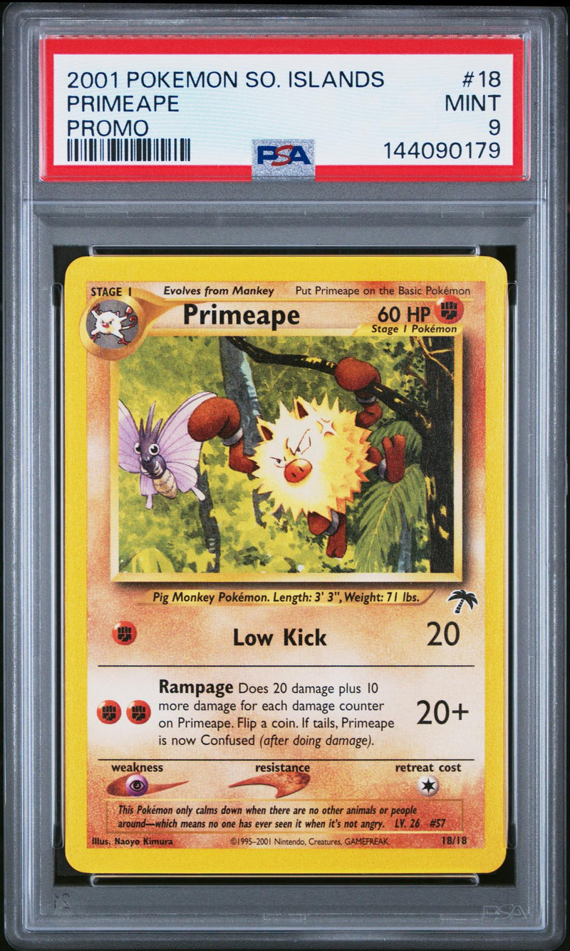 2001 Pokemon Southern Islands Promo Primeape #18 PSA 9