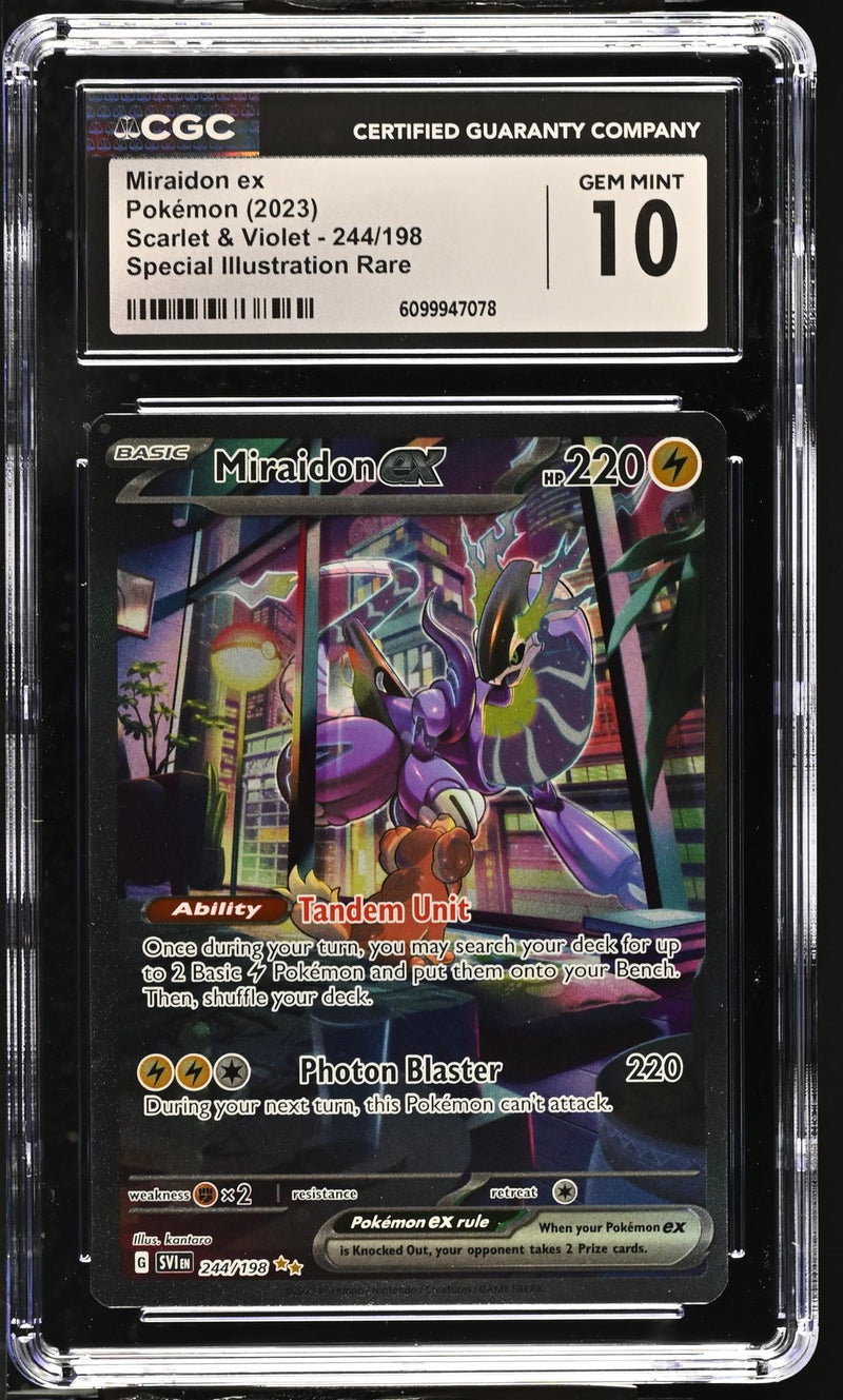 2023 Pokemon Scarlet & Violet # Miraidon ex Special Illustration Rare CGC 10