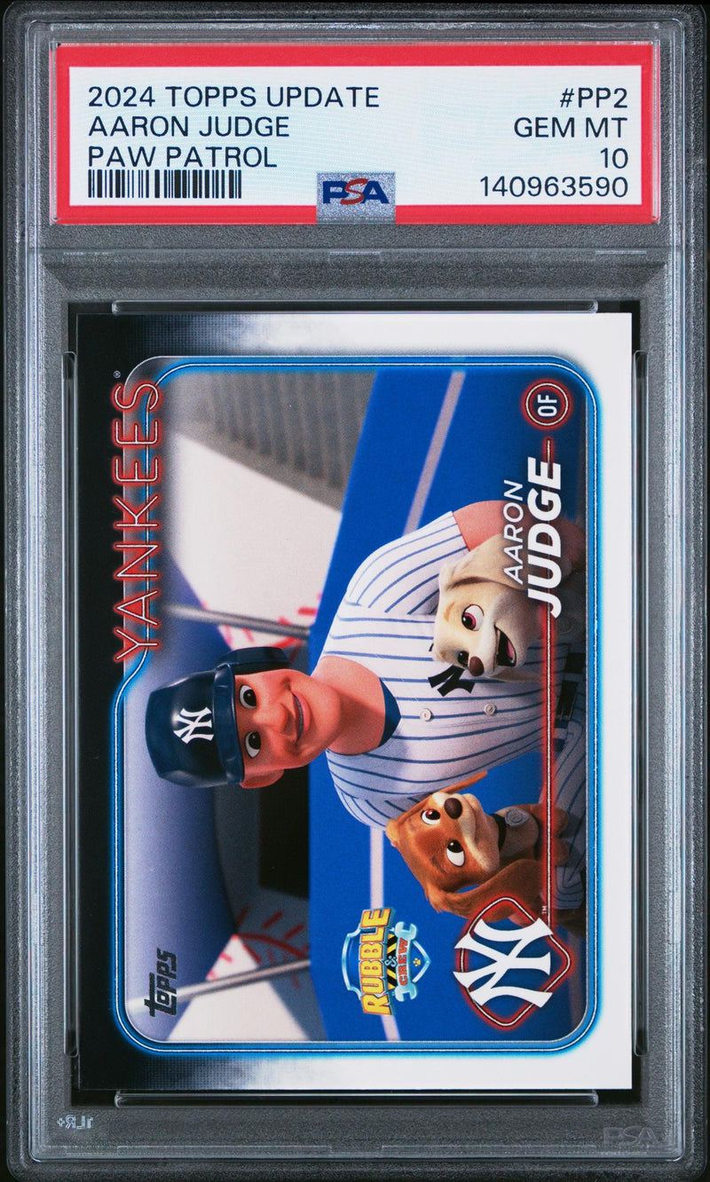 2024 Topps Update Paw Patrol Aaron Judge #PP2 PSA 10