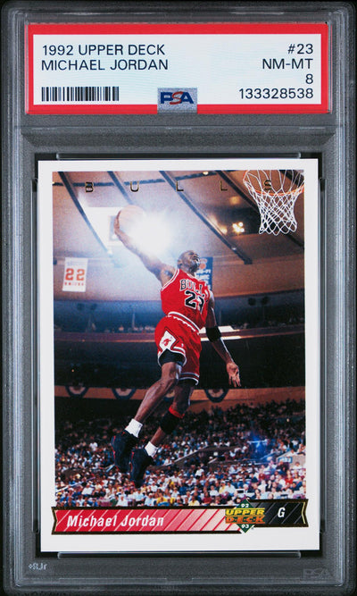 1992 Upper Deck Michael Jordan #23 PSA 8