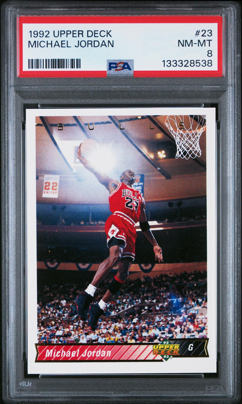 1992 Upper Deck Michael Jordan #23 PSA 8