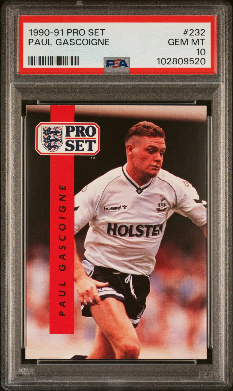 1990 Pro Set Paul Gascoigne #232 PSA 10
