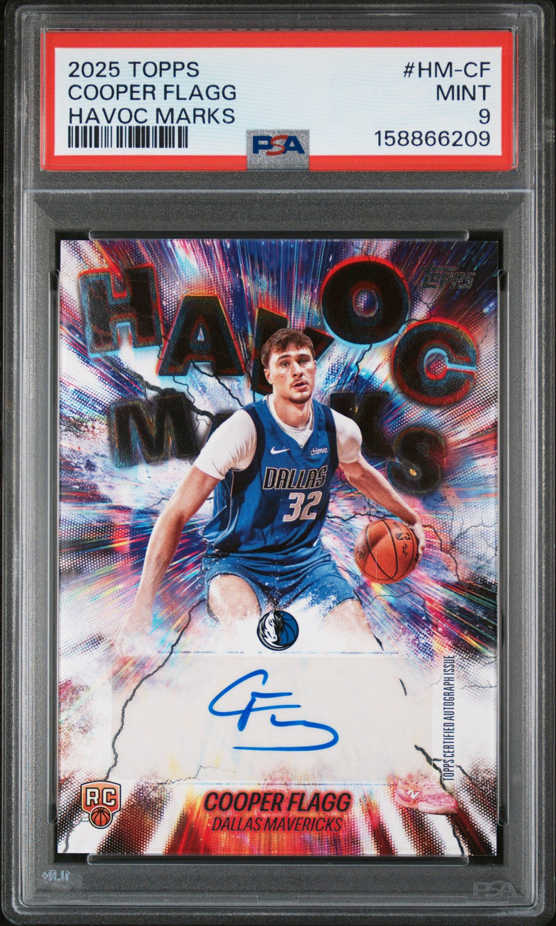 2025 Topps Havoc Marks Cooper Flagg #HMCF PSA 9