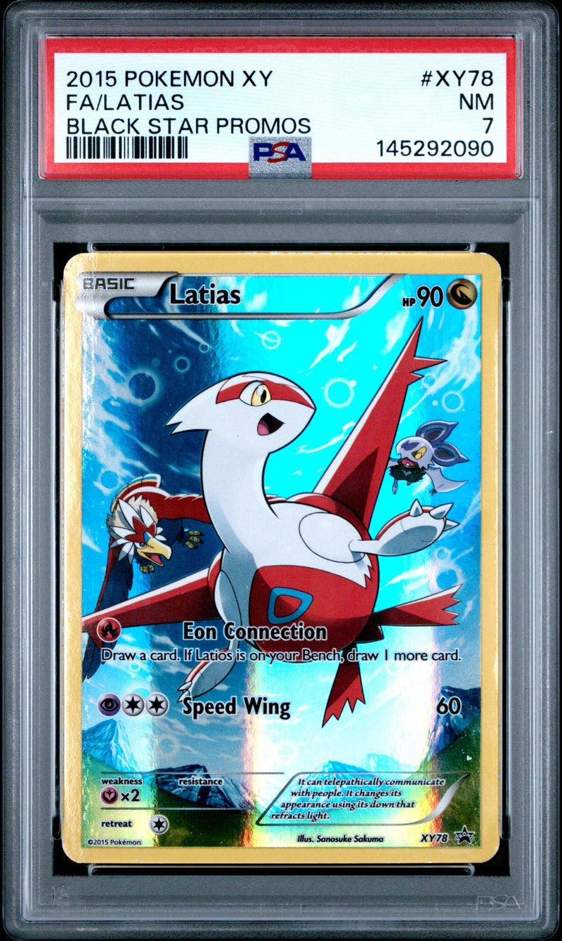 2015 Pokemon XY Black Star Promo Latias #XY78 PSA 7