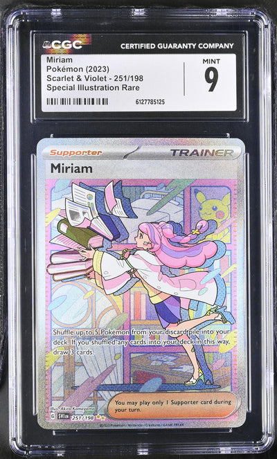 2023 Pokemon #251/198 Miriam Special Illustration Rare CGC 9