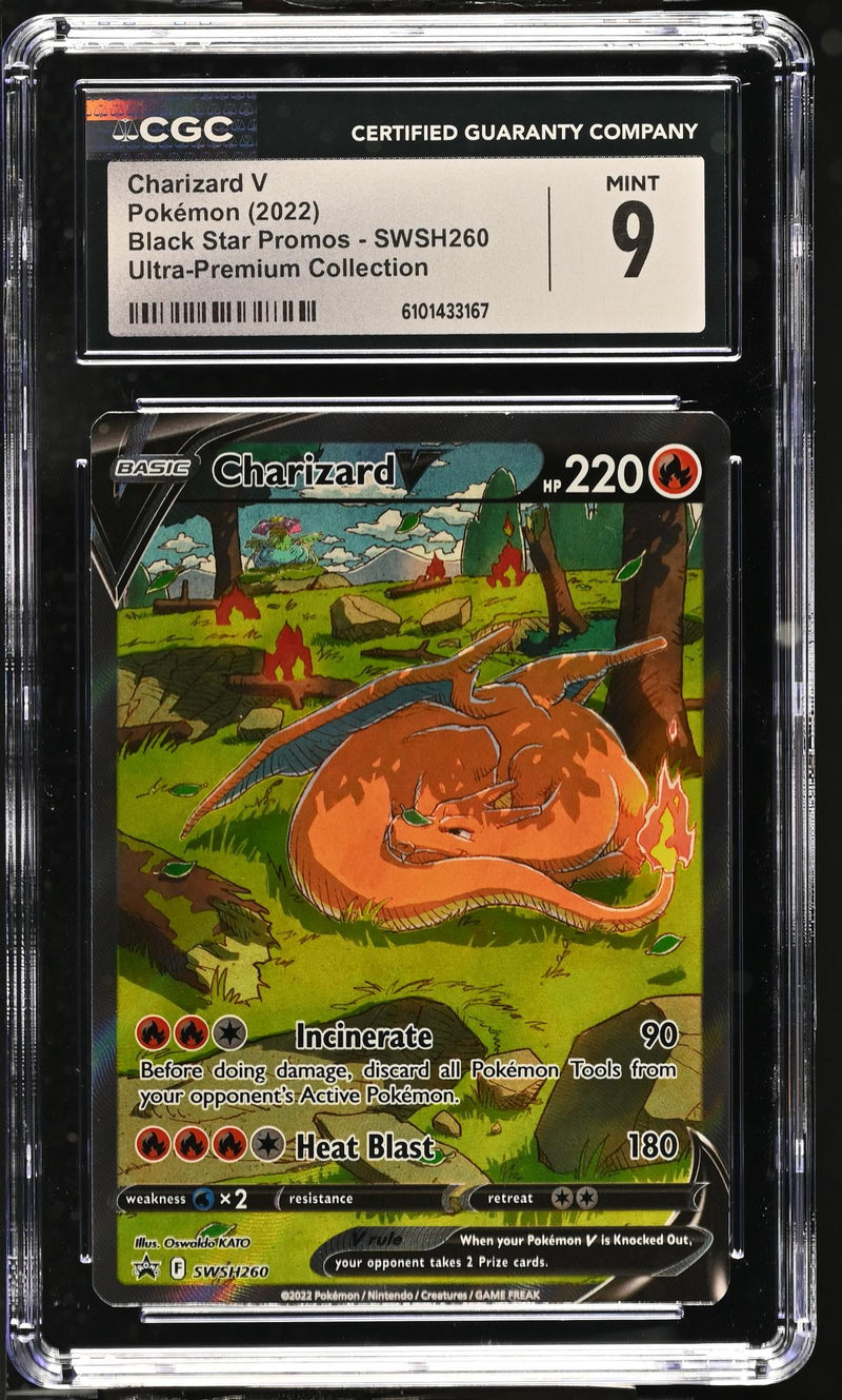 2022 Pokemon #SWSH260 Black Star Promos CGC 9