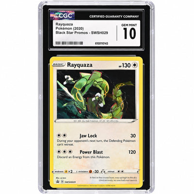 2020 Black Star Promos #SWSH029 Rayquaza Black Star Promos CGC 10