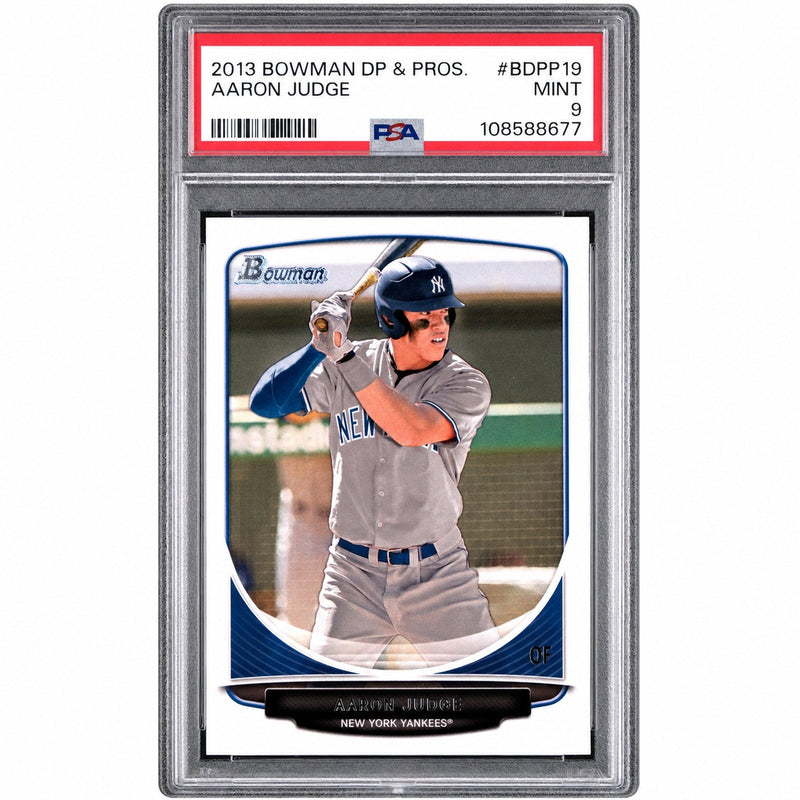 2013 Bowman Draft Picks and Prospects Aaron Judge #BDPP19 PSA 9