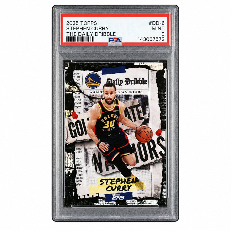 2025 Topps the Daily Dribble Stephen Curry #DD-6 PSA 9