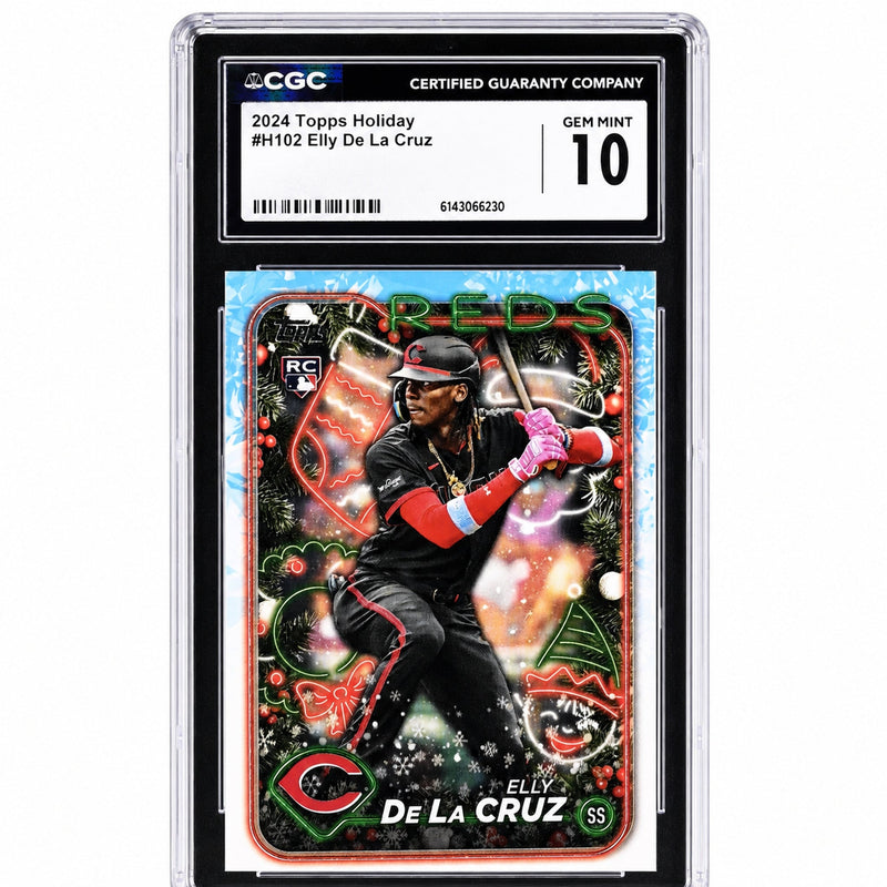 2024 Topps Holiday #H102 Elly De La Cruz CGC 10