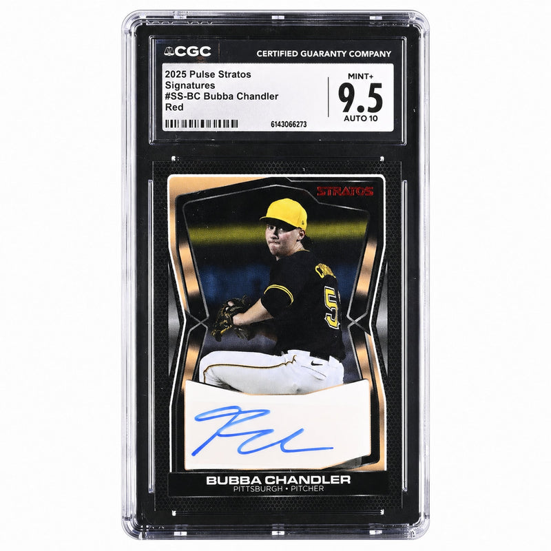 2025 Stratos #SS-BC Bubba Chandler Pulse Stratos Signatures /5 CGC 9.5