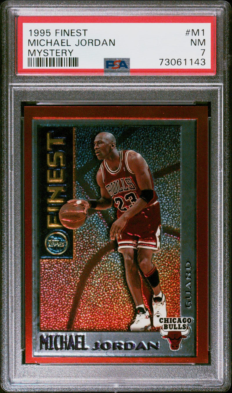 1995 Topps Finest Mystery Michael Jordan #M1 PSA 7