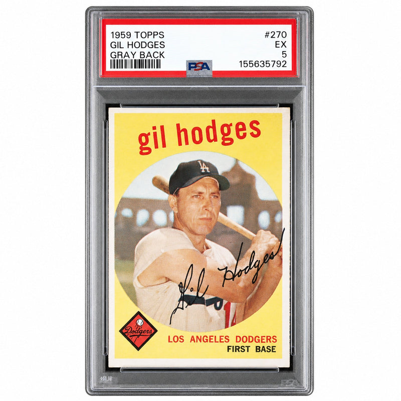 1959 Topps Gil Hodges #270A PSA 5