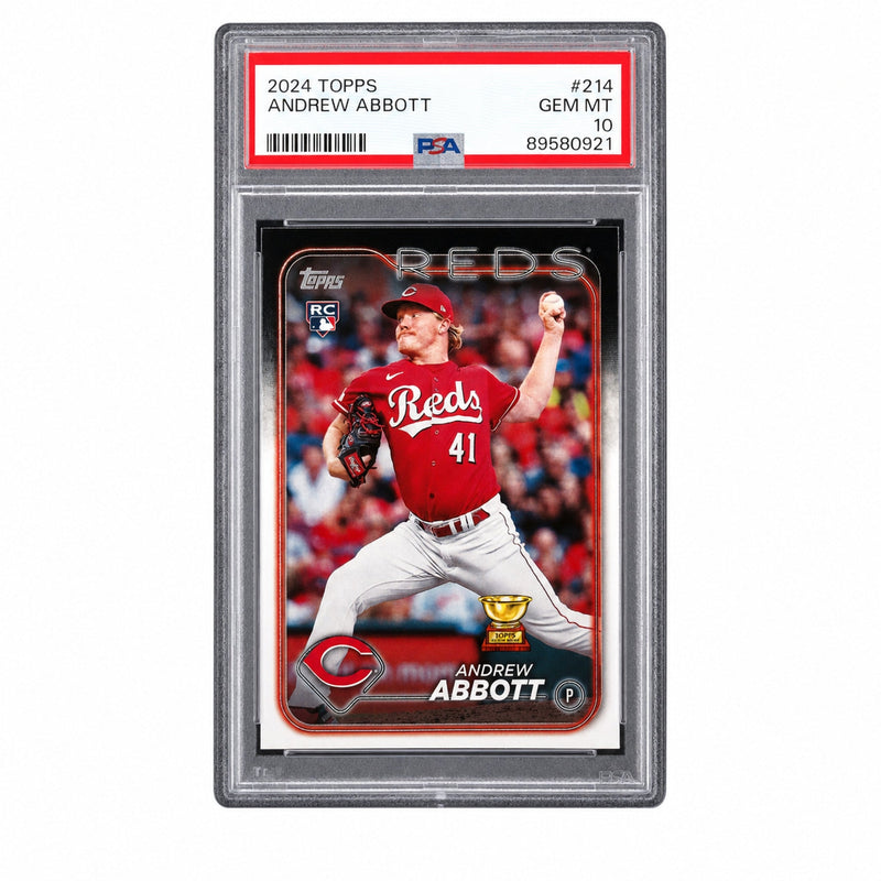 2024 Topps Topps (Series 1 Only) Andrew Abbott #214 PSA 10