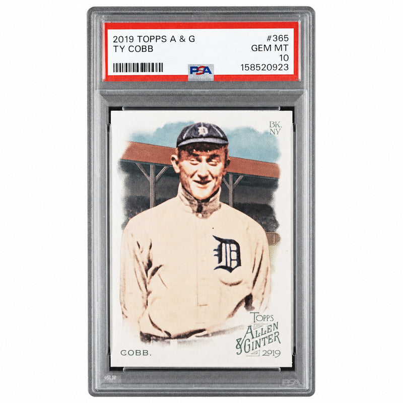 2019 Topps Allen and Ginter Ty Cobb #365 PSA 10