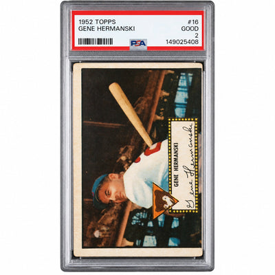 1952 Topps Gene Hermanski #16 PSA 2