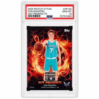 2025 Topps Match Attax Kon Knueppel #HP-KK PSA 10