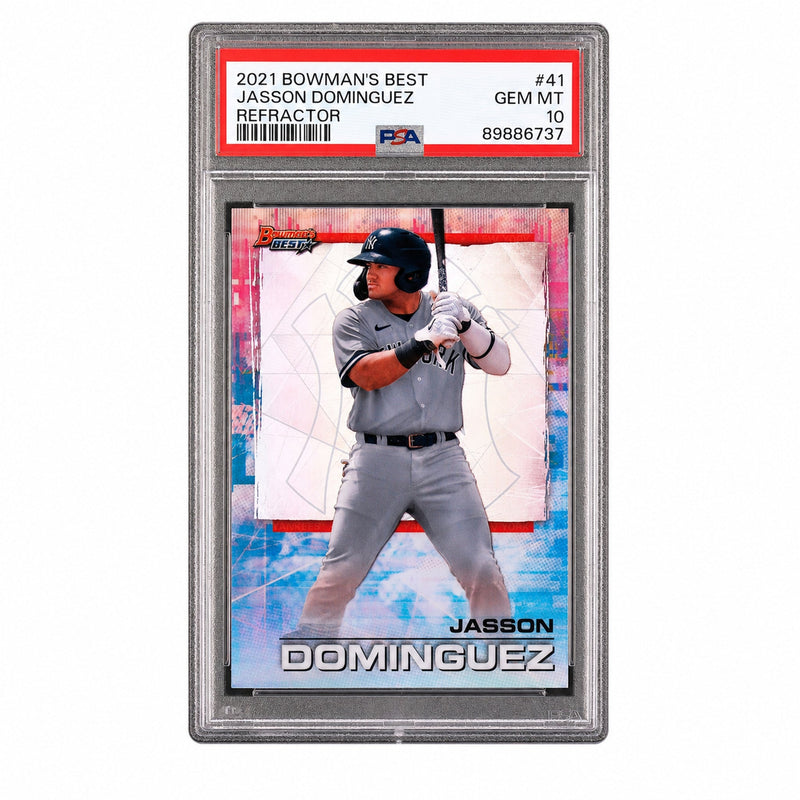 2021 Bowman's Best Refractor Jasson Dominguez #41 PSA 10