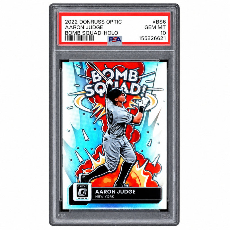 2022 Donruss Optic Bomb Squad! Holo Aaron Judge #BS-6 PSA 10