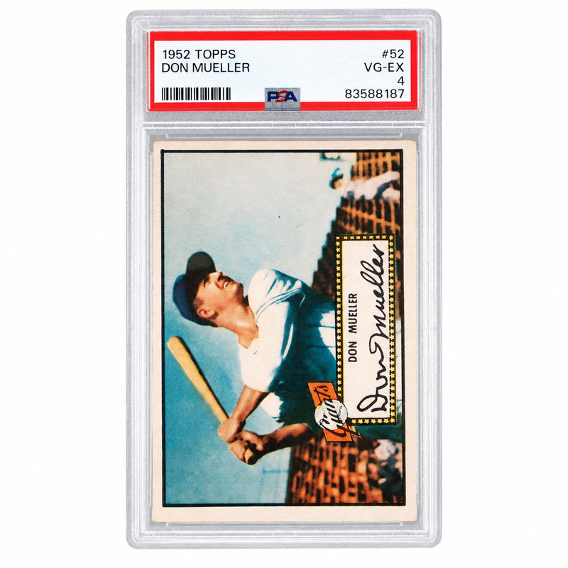 1952 Topps Don Mueller #52 PSA 4