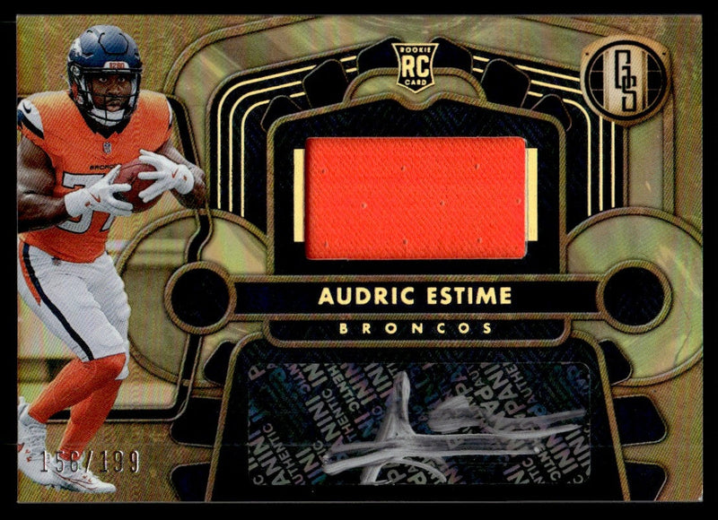2024 Panini Gold Standard Audric Estime #220 RC Patch Auto /199