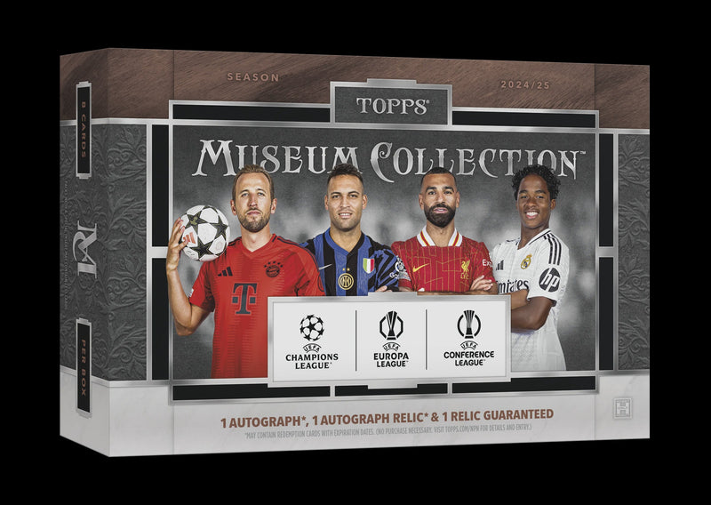 2024-25 Topps UEFA Club Competitions Museum Collection Soccer Hobby Box
