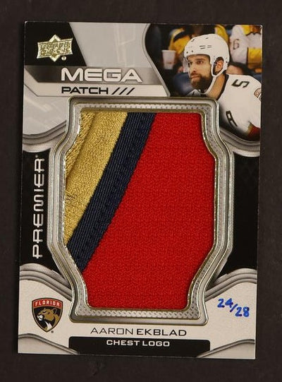 Upper Deck Premier PMP-AE Aaron Ekblad Mega Patch /28 Florida Panthers