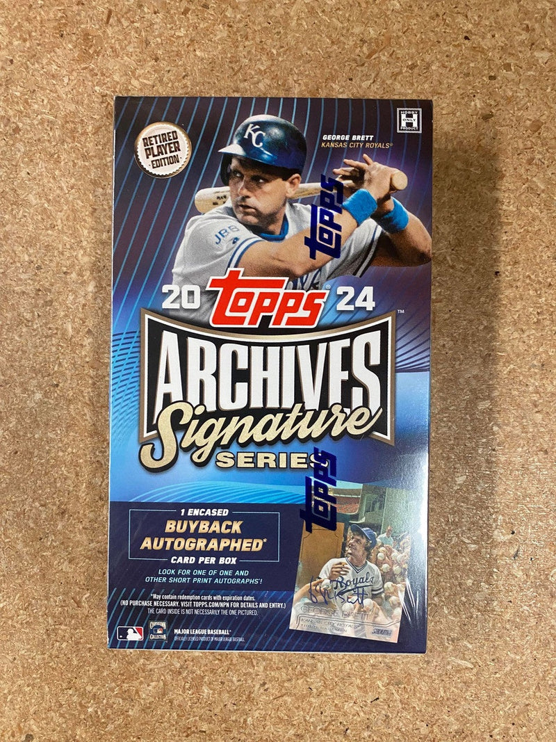 2024 Topps Archives Signature Series Retired Player Ed Baseball Box