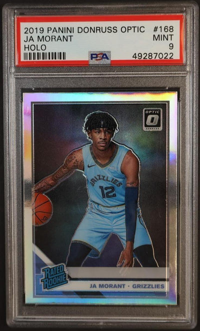 2019 Donruss Optic Rated Rookie Holo Ja Morant #168 PSA 9