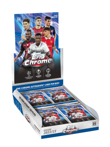 2022-23 Topps UEFA Club Compititions Chrome Soccer Hobby Box