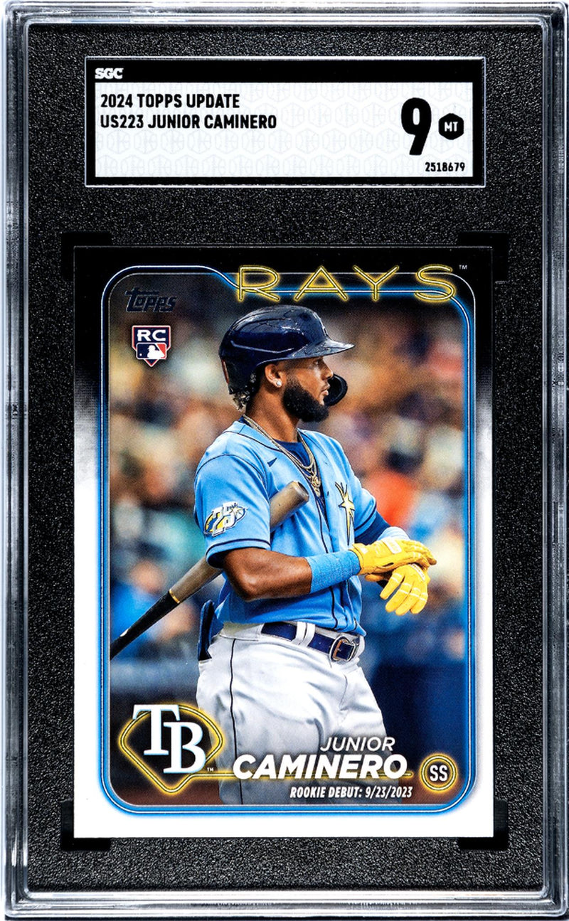2024 Topps Update Junior Caminero #US223 RC SGC 9