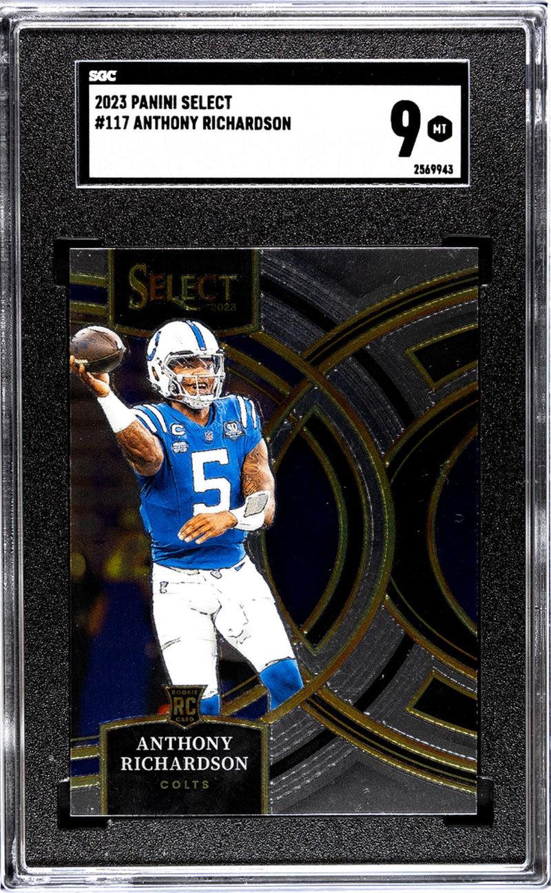 2023 Panini Select #117 Anthony Richardson SGC 9