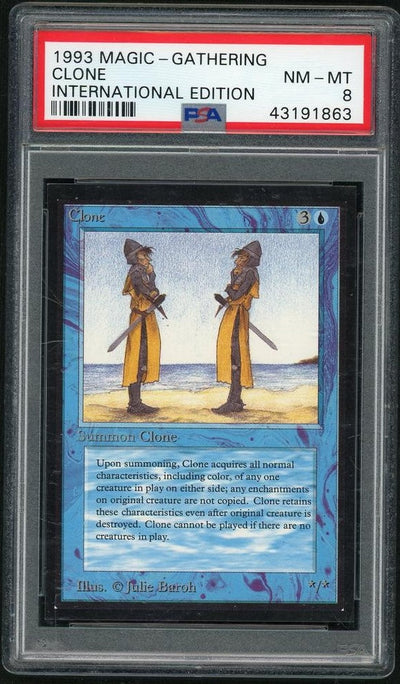 1993 Magic the Gathering Collector's Edition International Clone U :B: #52 PSA 8