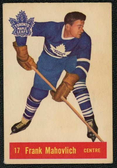 1960 17 Frank Mahovlich Rookie Toronto Maple Leafs