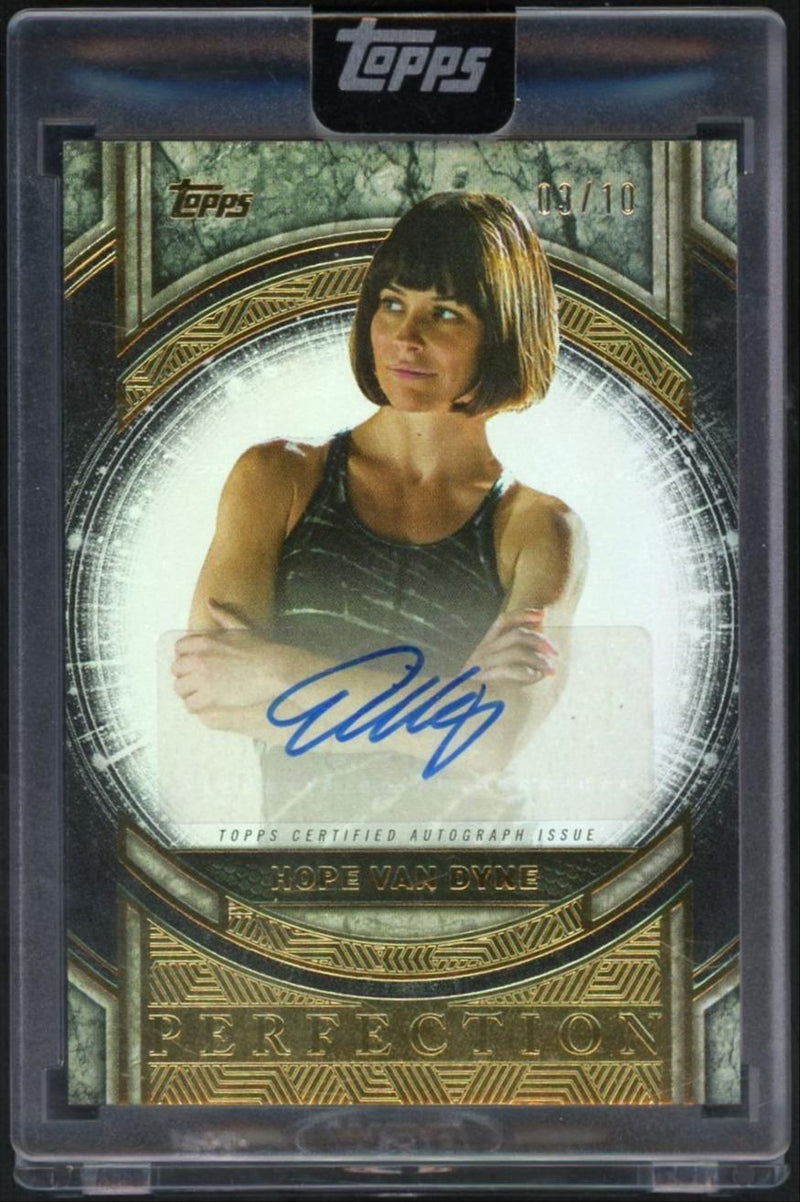 2025 Topps Marvel Collector Evangeline Lilly Hope van Dyne Perfection Auto /10