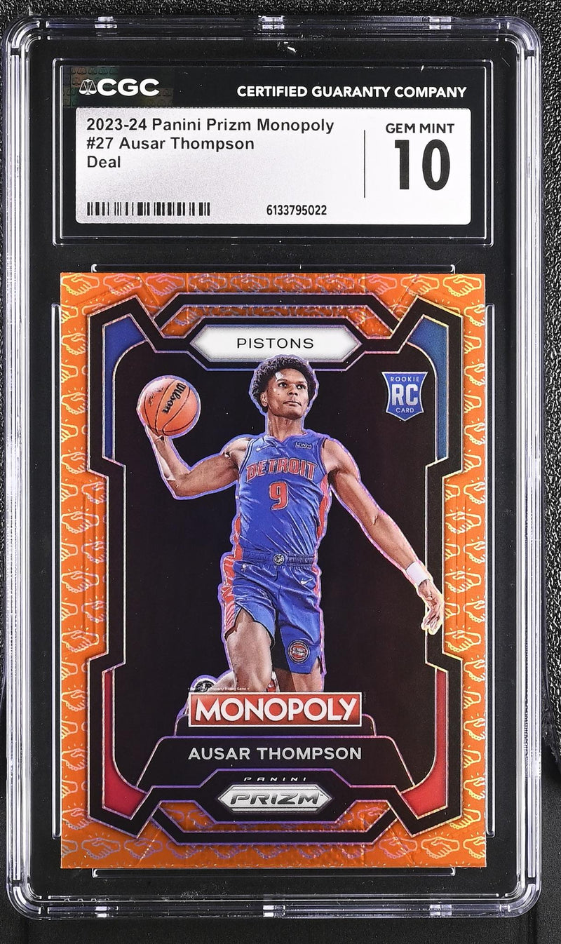 2023 Prizm #27 Ausar Thompson Monopoly CGC 10