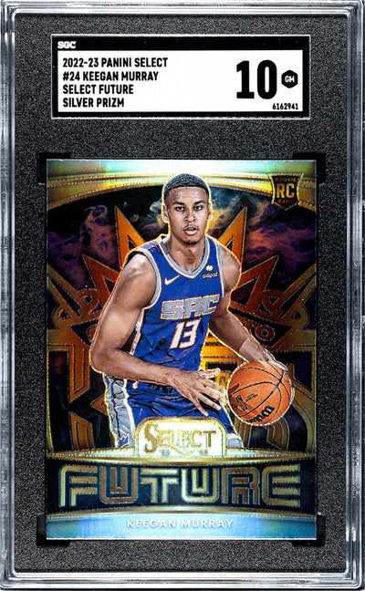 2022 Panini Select Future Silver Prizm Keegan Murray #24 RC SGC 10
